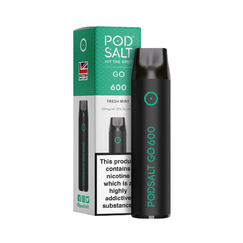 Pod Salt Go 600 Einweg E-Zigarette fresh mint 20mg