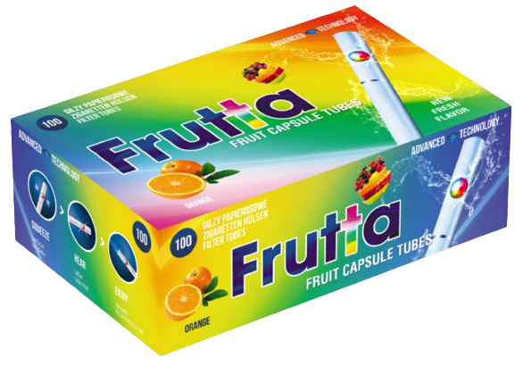 Frutta Filterhülsen mit Kapsel Orange 100 Stück