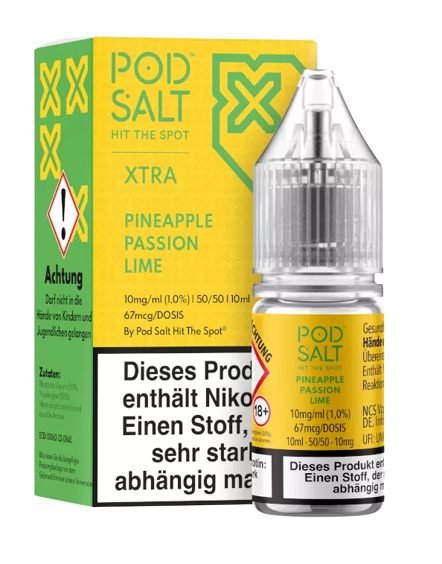 Pod Salt X Pineapple Passion Lime Nikotinsalz Liquid 10mg/ml