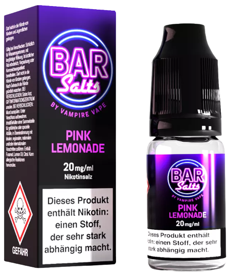 Vampire Vape Bar Salts Pink Lemonade Nikotinsalz Liquid 20 mg/ml