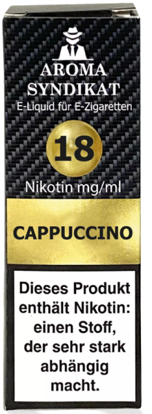 Aroma Syndikat Cappuccino Nikotinsalz Liquid 18 mg/ml