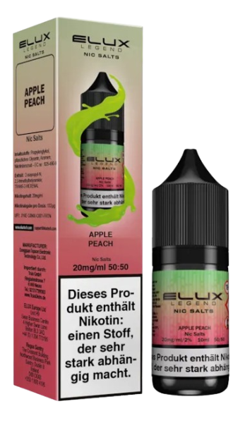 Elux - Apple Peach - Nikotinsalz Liquid 20 mg/ml