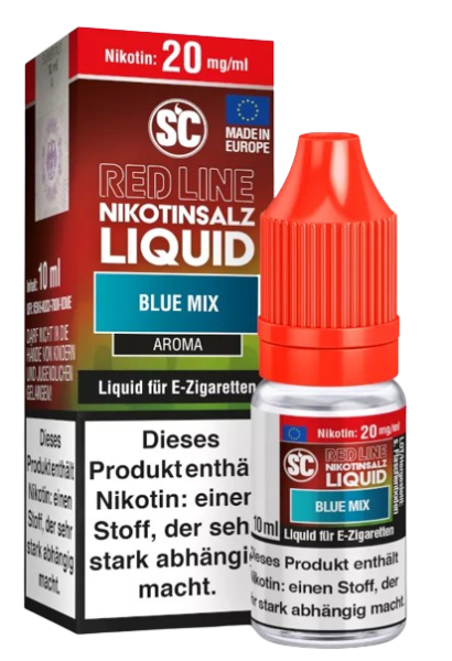 SC - Red Line - Blue Mix - Nikotinsalz Liquid 20 mg/ml