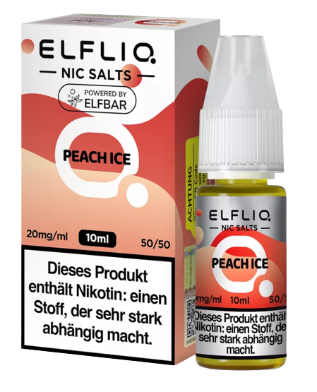 ELFLIQ - Peach Ice - Nikotinsalz Liquid 10 mg/ml