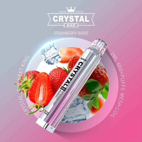 SKE Crystal Bar Strawberry Burst 20MG