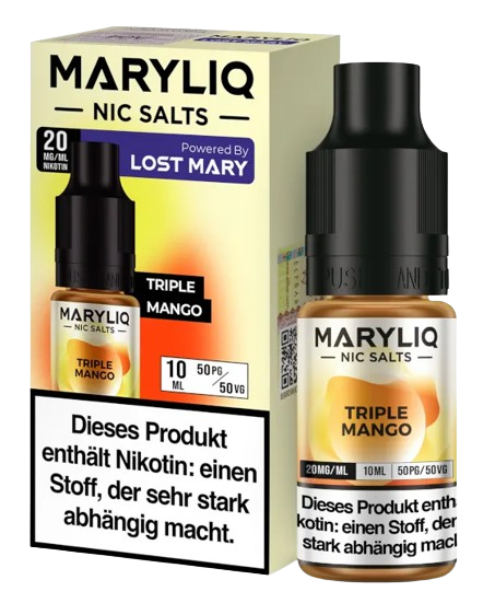 MARYLIQ - Triple Mango - Nikotinsalz Liquid 20 mg/ml