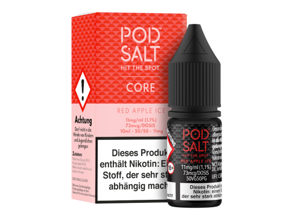 Pod Salt Core Red Apple Ice Nikotinsalz Liquid 11 mg/ml