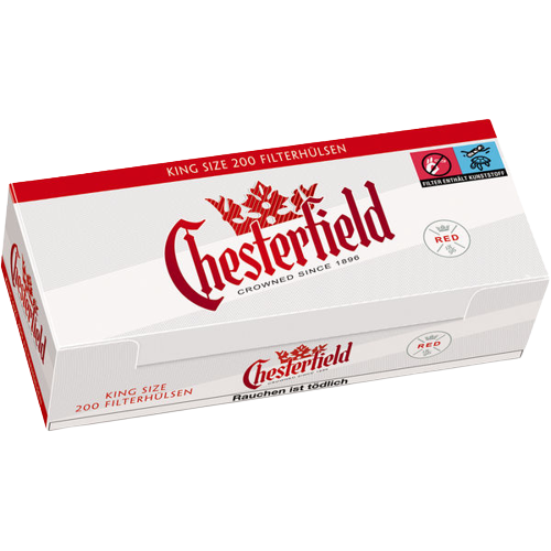 Chesterfield Red Hülsen