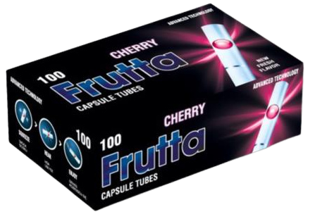 Frutta Filterhülsen mit Kapsel Cherry 100 Stück