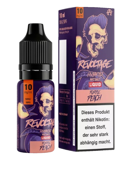 Revoltage Purple Peach Hybrid Nikotinsalz Liquid 10mg/ml