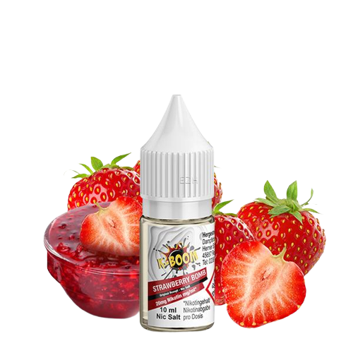K-BOOM Strawberry Bomb Original Rezept Nikotinsalz Liquid 10ml 20MG