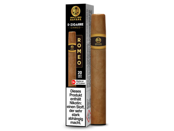 XO HAVANA Cigar Vape Romeo 20mg