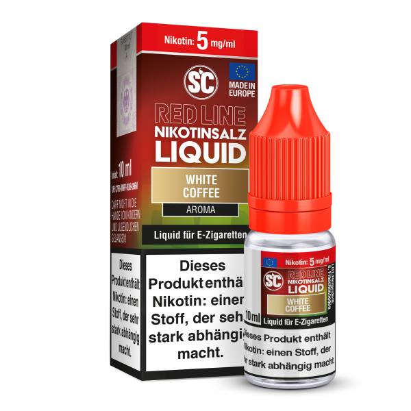 SC Red Line White Coffee Nikotinsalz Liquid 5 mg/ml