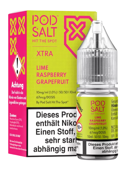 Pod Salt X Lime Raspberry Grapefruit Nikotinsalz Liquid 10mg/ml