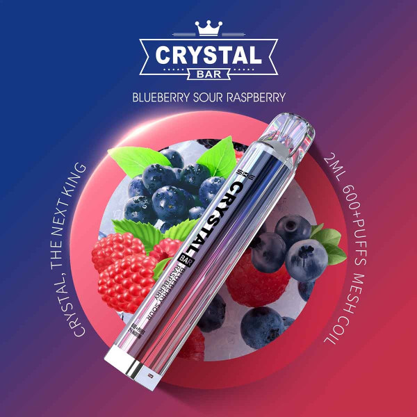 SKE Crystal Bar Blueberry Sour Raspberry 20MG