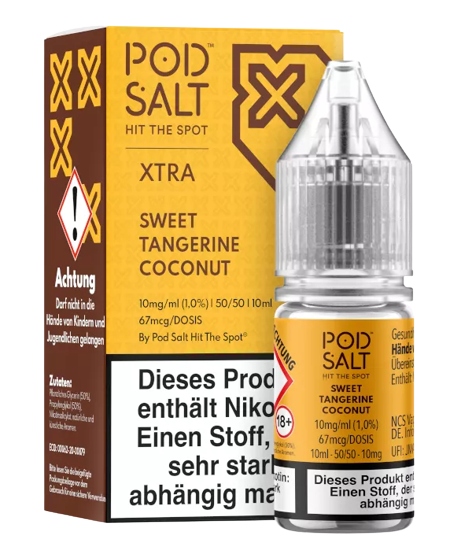 Pod Salt X Sweet Tangerine Coconut Nikotinsalz Liquid 10mg/ml