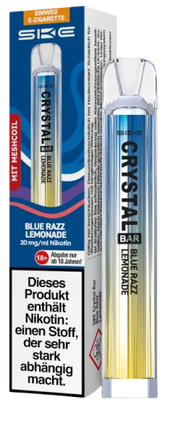 SKE Crystal Bar Blue Razz Lemonade 20MG