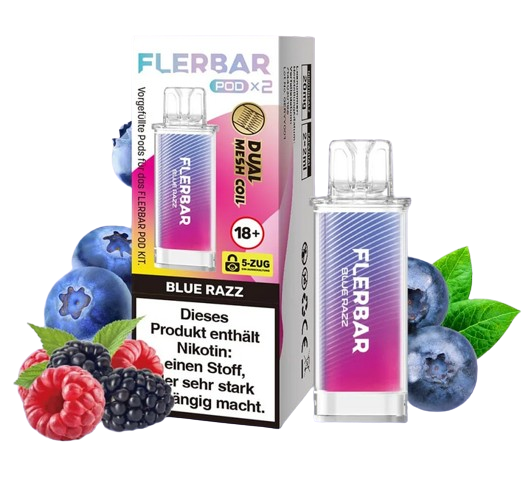 Flerbar Prefilled Pod Blue Razz 20MG