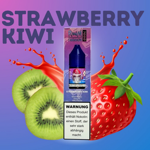 elfbar elfa master akku RandM Tornado 9000 Strawberry Kiwi 10ml