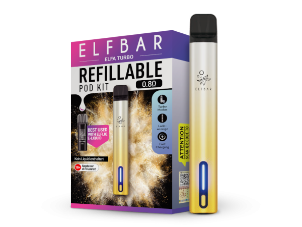 Elfbar - Elfa Turbo E-Zigaretten Set aurora-gold