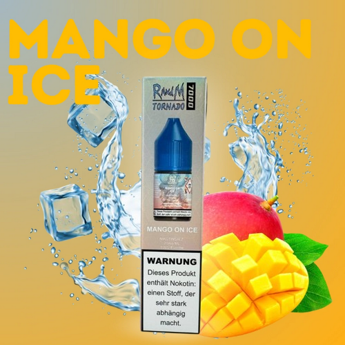 RandM Tornado 7000 Liquid 10ml Mango Ice | Frankemoeller Werne Shisha Tabak  Vape Dampfshop