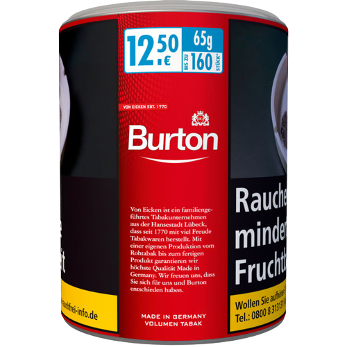 Burton Volumentabak Full Red XL-Size