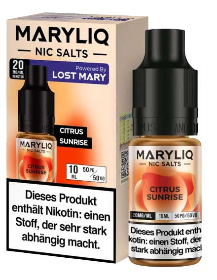 MARYLIQ - Citrus Sunrise - Nikotinsalz Liquid 20 mg/ml