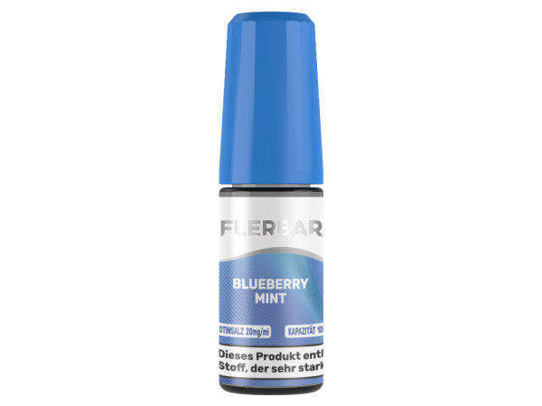 Flerbar Liquid - Blueberry Mint - Nikotinsalz Liquid 20 mg/ml