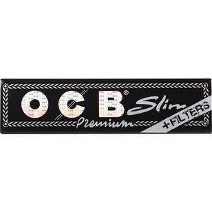 OCB schwarz Premium long slim+ Tips