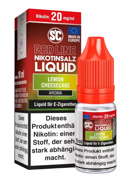 SC - Red Line - Lemon Cheesecake - Nikotinsalz Liquid 20 mg/ml