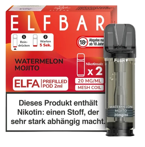 Elbar Elfa Pod Watermelon Mojito 20mg/ml (2 Stück pro Packung)