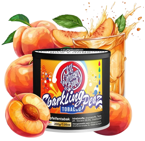 187 Tabak Sparkling Peaz (200G)