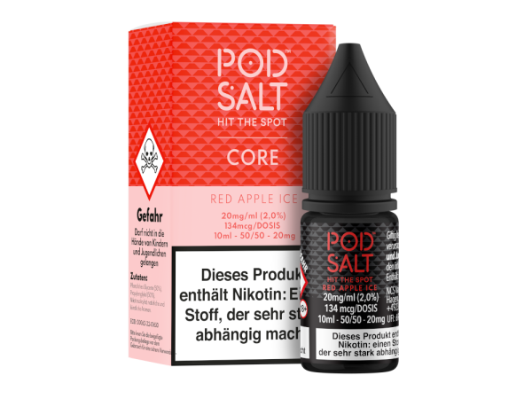 Pod Salt Core Red Apple Ice Nikotinsalz Liquid 20 mg/ml