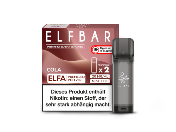 Elf Bar Elfa Pod Cola 20mg/ml (2 Stück pro Packung)