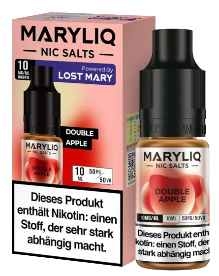 MARYLIQ - Double Apple - Nikotinsalz Liquid 10 mg/ml