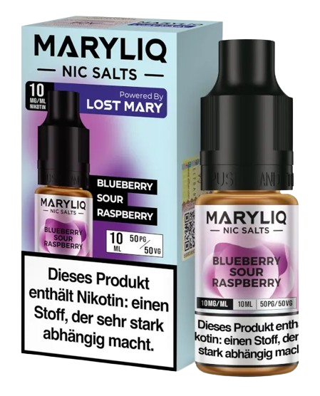 MARYLIQ - Blueberry Sour Raspberry - Nikotinsalz Liquid 10 mg/ml