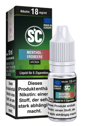 SC Liquid Menthol-Erdbeere 3mg/ml