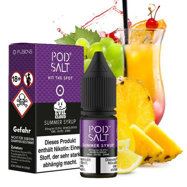 POD SALT FUSION Summer Syrup Nikotinsalz Liquid 10ml 20mg