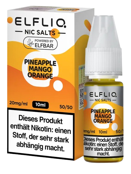 ELFLIQ - Pineapple Mango Orange - Nikotinsalz Liquid 20 mg/ml