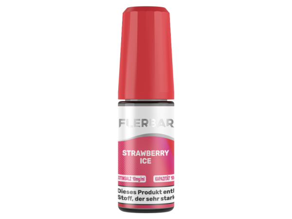 Flerbar Liquid - Strawberry Ice - Nikotinsalz Liquid 10 mg/ml