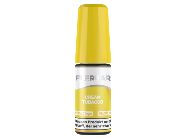 Flerbar Liquid - Cream Tobacco - Nikotinsalz Liquid 10 mg/ml