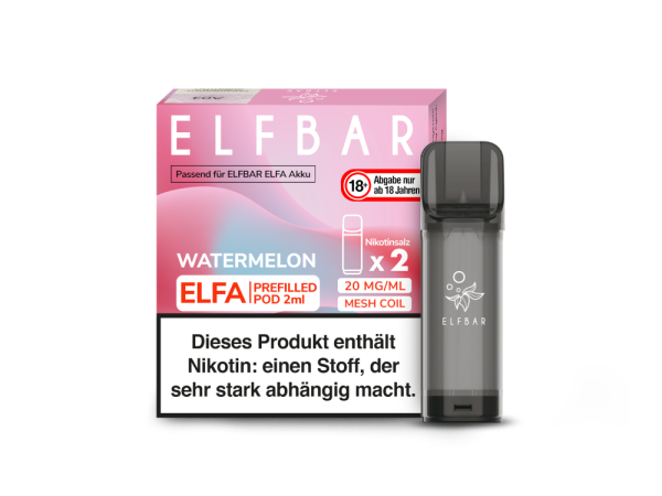 Elf Bar Elfa Pod Watermelon 20mg/ml (2 Stück pro Packung)