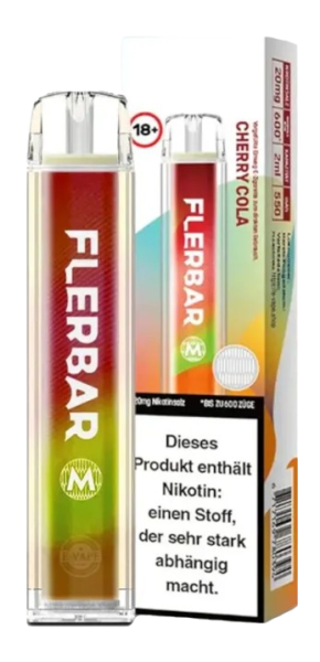 Flerbar M Einweg E-Zigarette Cherry Cola 20 mg/ml