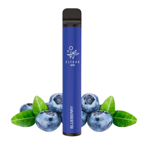 Elfbar 600 Einweg E-Zigarette Blueberry Nikotinfrei 0MG