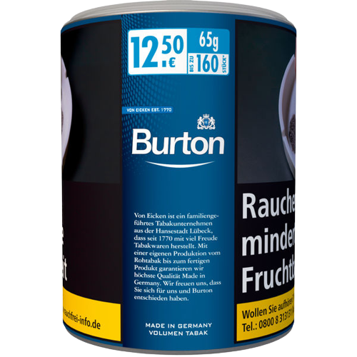 Burton Volumentabak Fine Blue XL-Size