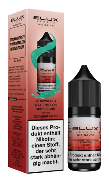 Elux - Strawberry Watermelon Bubblegum - Nikotinsalz Liquid 20 mg/ml