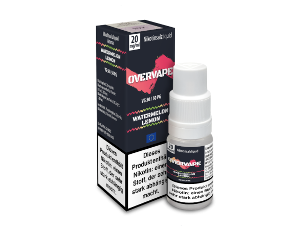 Overvape - Watermelon Lemon - Nikotinsalz Liquid 20 mg/ml