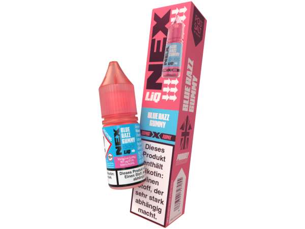 Pod Salt - NexLiq - Blue Razz Gummy Nikotinsalz Liquid 10 mg/ml