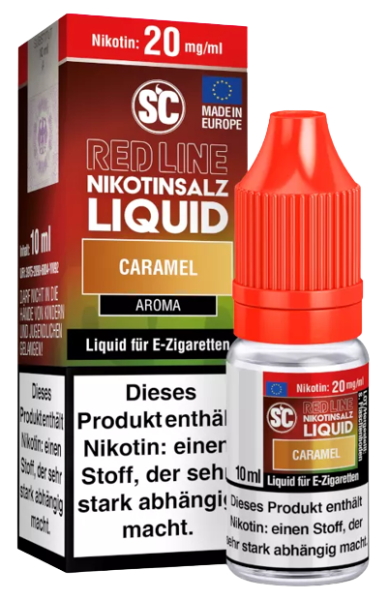 SC Red Line Caramel Nikotinsalz Liquid 10mg/ml
