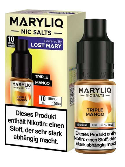 MARYLIQ - Triple Mango - Nikotinsalz Liquid 10 mg/ml